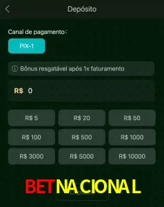 deposits BETNACIONAL